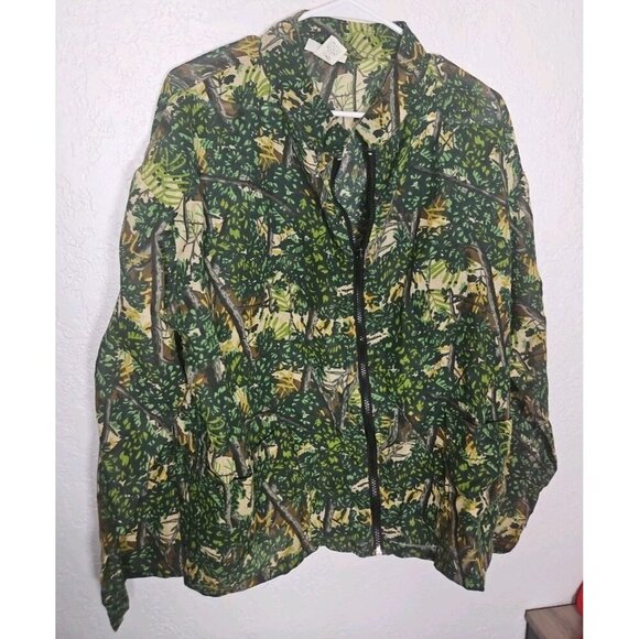 bushlan Camo zipper closure long sleeve hunting gear lot of 2 size medium - Picture 2 of 9